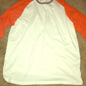 Old Navy Orange and White tee